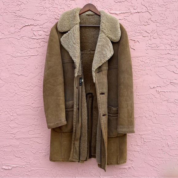 Vintage Coat Fully Lined Western Farm Winter Patina Rugged Size 52